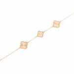 Bracelet 3 golden flowers vancleef
